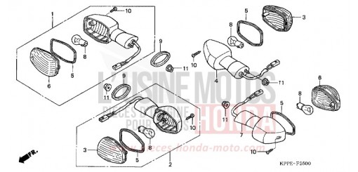 BLINKER (CBR125R/RS/RW5/RW6/RW8) CBR125RW5 de 2005